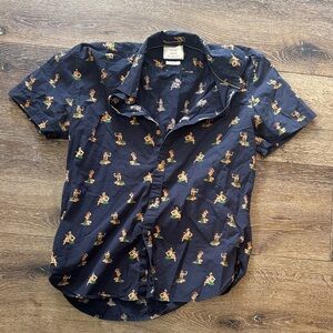 Zip code button down‎ shirt medium slim fit